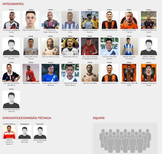 AV 13 elenco futebol 2026